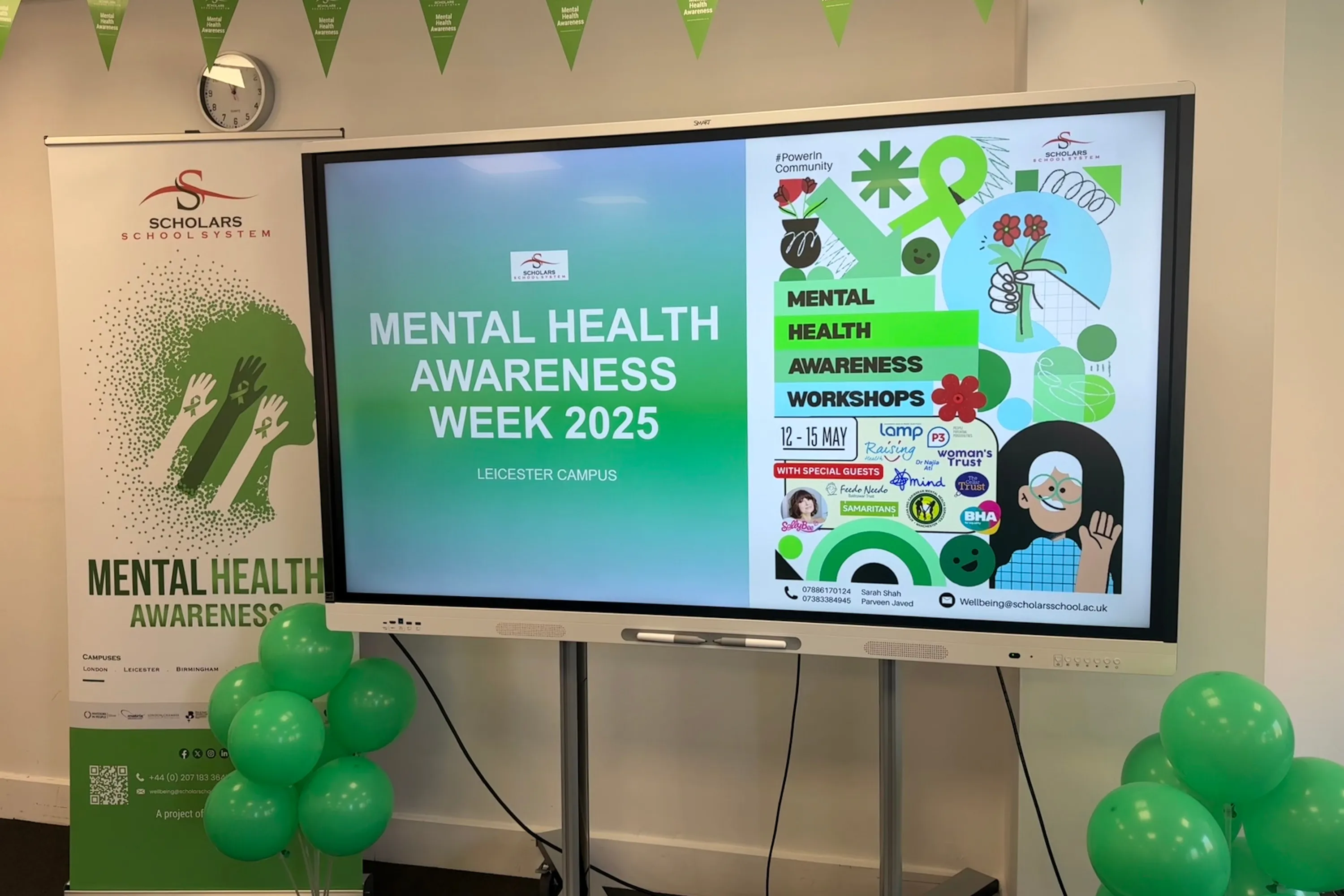 Mental Health Awareness Week Leicester Campus