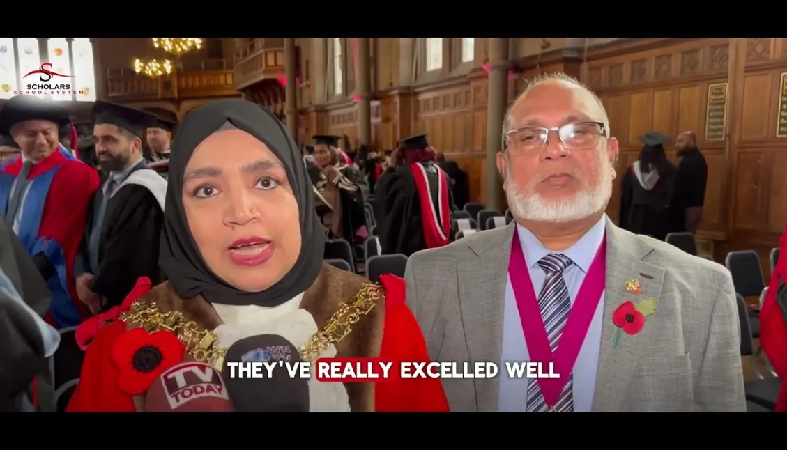 Civic Mayor of Tameside Councillor Shibley Alam | Scholars School System | Congratulatory Message | Graduation 2025