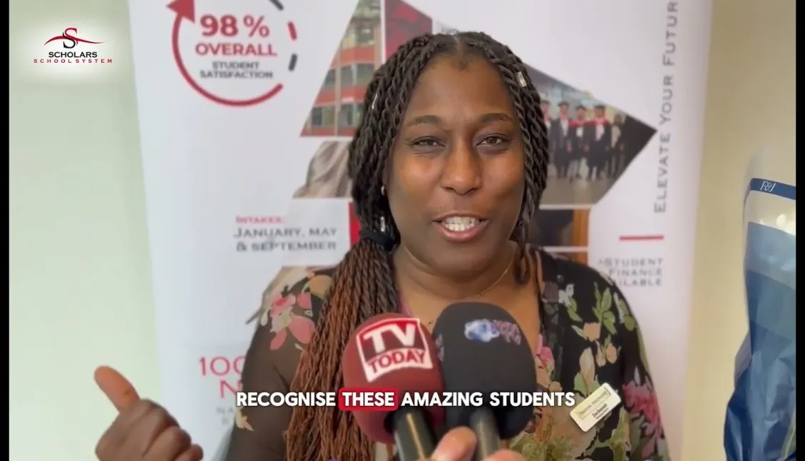 Motivational Speaker Zoe Bennett at Student Recognition Event