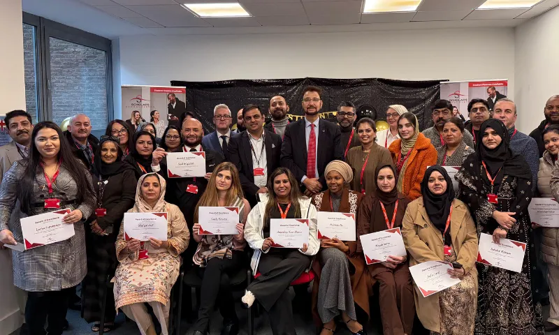 MP Afzal Khan visits for Student Recognition Event